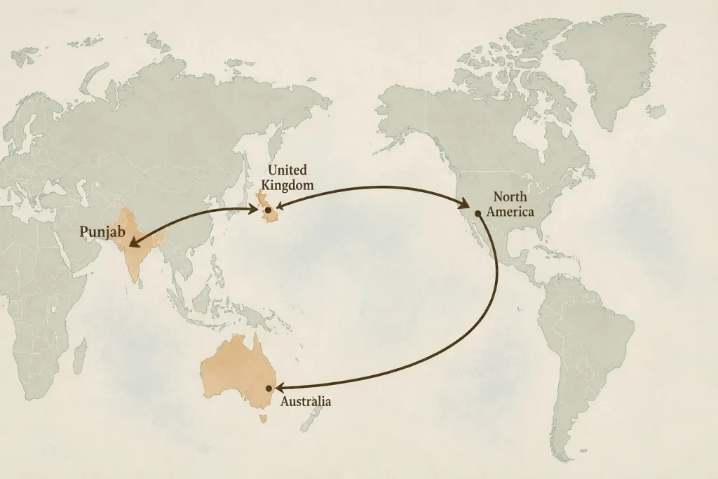 Chicken tikka masala migration from South Asia to Britain