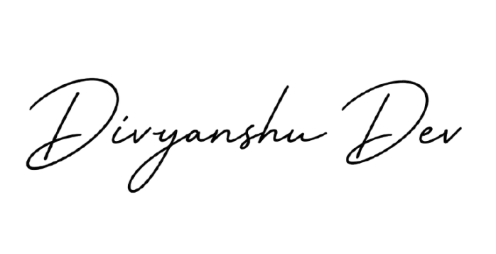 Divyanshu Dev Signature